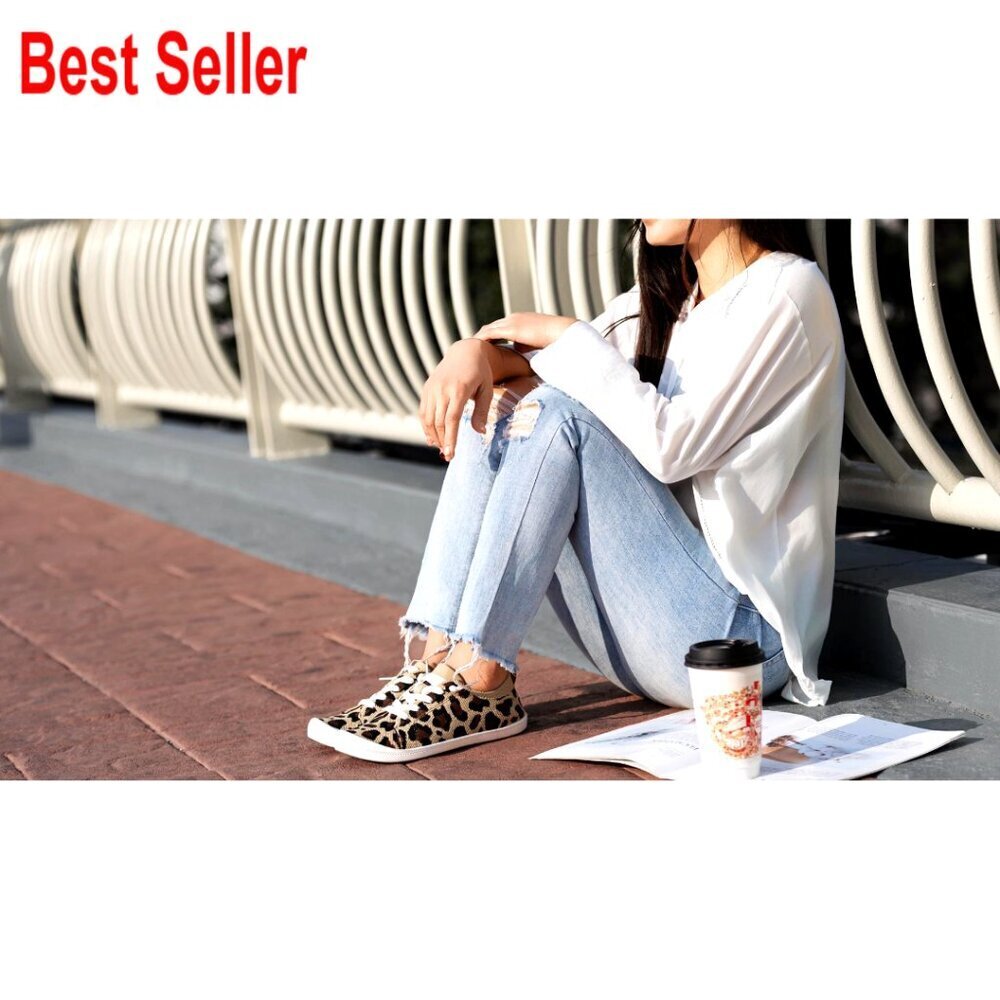 Women's Arch Support Mesh Sneakers, Pull-On Loafers, Lightweight Walking Shoes - Picture 7 of 7